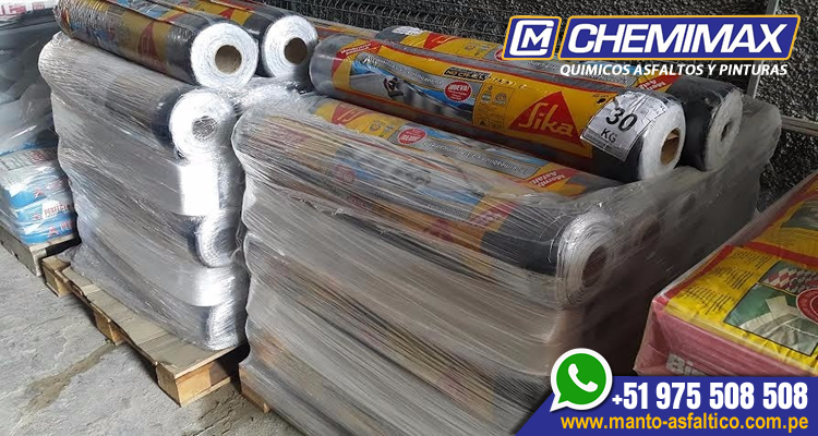 venta de manto asfaltico gravillado aluminizado